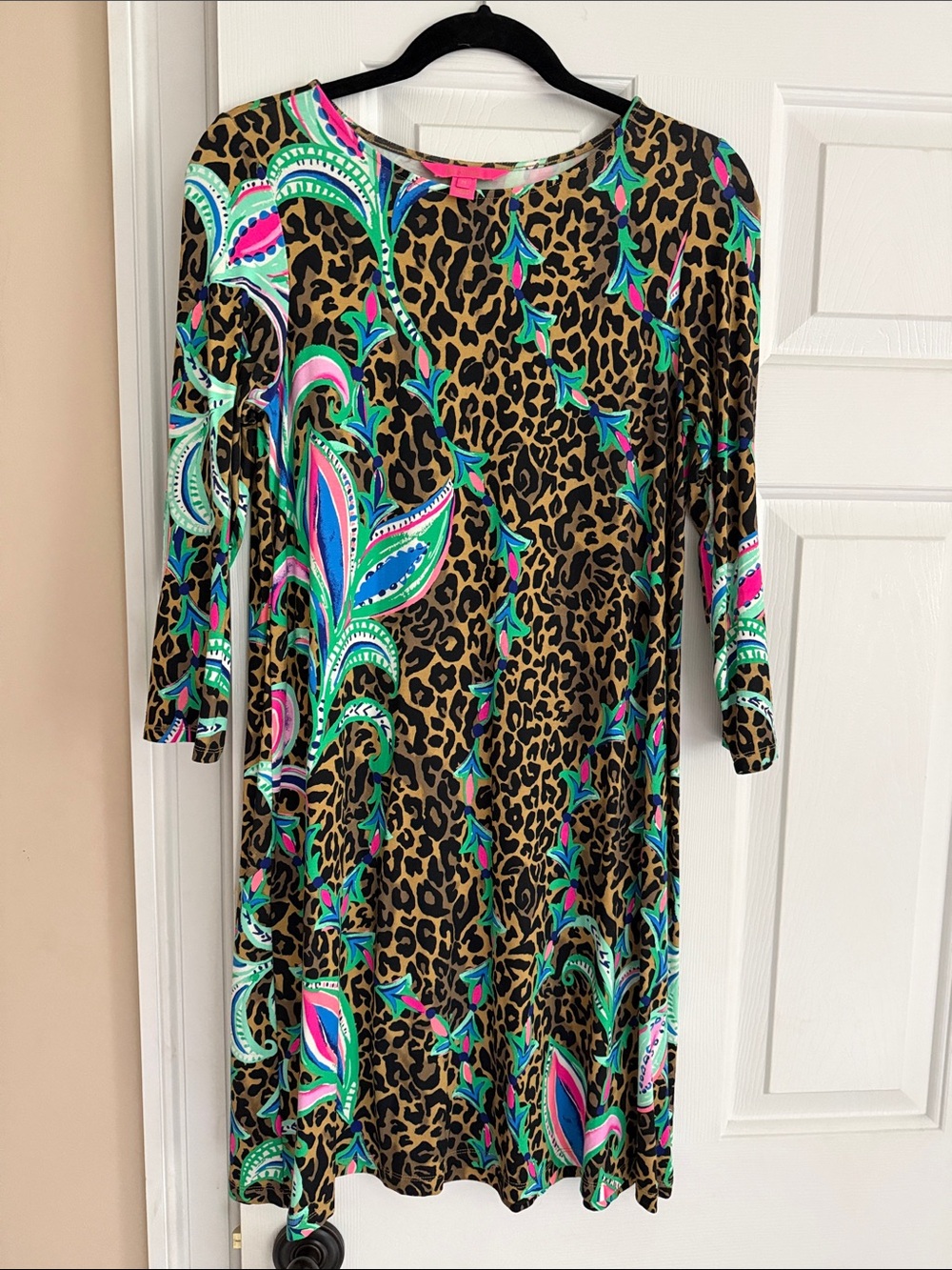Lilly Pulitzer Leopard Print A-line Dress